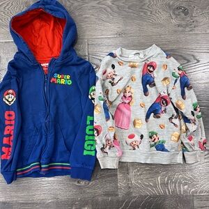Boys size 5 Mario Sweater Bundle